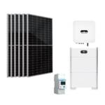 Kit Fotovoltaico Monofase 6 kW con Accumulatore 10 kWh - Inverter Ibrido Monofase Huawei Smart Power Sensor Meter Monofase 100A DDSU666 + 14 Pannelli Fotovoltaici 435W, LONGI Solar LR5-54HTH-435 Wp Hi-Mo6 Explorer