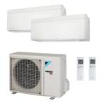 Daikin STYLISH Bianco Kit DUAL split 7000+12000 Btu 7+12 2MXM40+FTXA20CW+FTXA35CW WiFi 4.0 kW R-32 A+++/A++