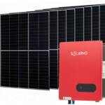 Kit Fotovoltaico Monofase 6 kW - Inverter Monofase SOLARMG 6kW Model SG-6KW + 14 Pannelli Fotovoltaici 435W, SUNERG XMHC435BFDGBW+H, Meter e Wi-Fi