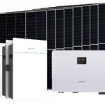Kit Fotovoltaico Monofase 6 kW + 15 kWh batterie - Inverter Ibrido Monofase SUNGROW 6kW SH6.0RS V13 + Batteria accumulo 15kWh SGR SBS050 + 14 Pannelli Fotovoltaici bifacciali 450W, JA SOLAR JAM54D40-450/LB, Meter e Wi-Fi